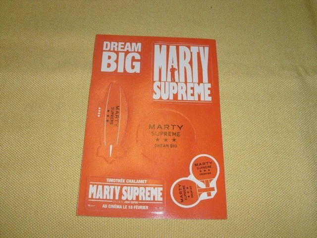 MARTY SUPREME Planche De 6 Stickers - Photo 1/1