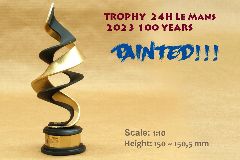 TROFEO 24H Le Mans 2023 vincitore 100 anni Ferrari 1:10 - Immagine 2 di 4