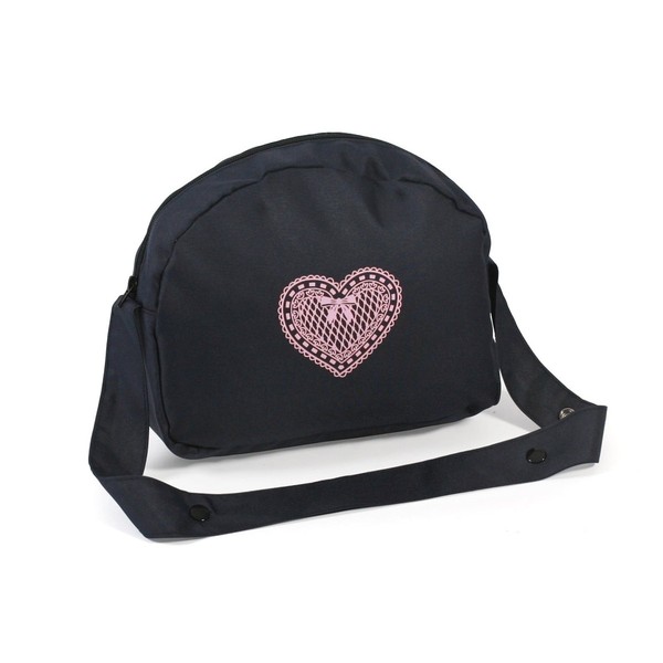 Bayer Chic 2000 Puppen Wickeltasche Melange Grau-Navy-image
