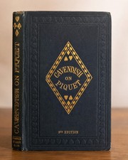 Cavendish on Piquet 1901 9th Edition De La Rue Antique Card Game Book Gilt