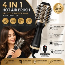 NEW 4 in 1 Hair Dryer Brush and Volumizer Styler Hot Air Ionic Ceramic