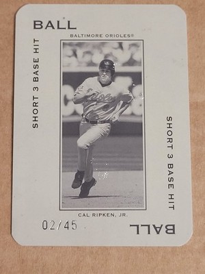 2005 Donruss Throwback Threads Polo Grounds /45 Cal Ripken Jr #PG-91 HOF 