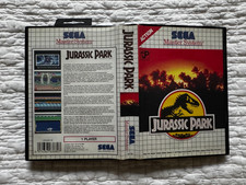 Master System JURASSIC PARK in scatola e completo versione Sega PAL REGION FREE