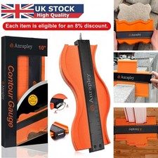 10" Duplicator Shape Contour Gauge Profile Ruler Tiling Laminate Tool With Lock