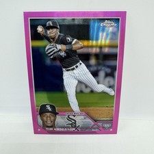 2023 Topps Chrome Tim Anderson Pink Refractor #211 MLB Chicago White Sox