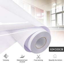 Wall Protector Transparent Film 40x300cm Waterproof Oil-proof Sticker Clear