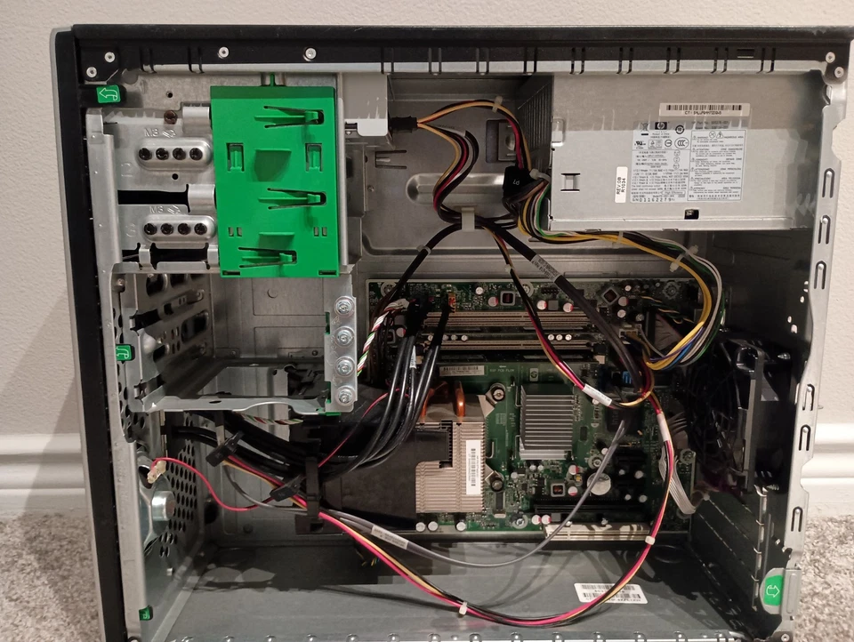 HP Compaq 6000 Pro Core 2 Duo e8500 3.16GHZ Computer w/4GBRAM/DVDRW/no HD - Image 3 of 4