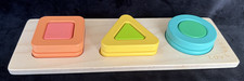 Lovevery Geo Shapes Wooden Puzzle, The Realist Play Kit, Montessori toy