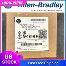 Allen-Bradley 22A-V4P5N104 PowerFlex 4 0.75 kW (1 HP) AC Drive 22AV4P5N104