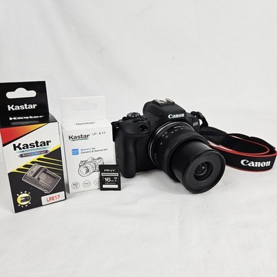 NEAR MINT Canon EOS R100 Mirrorless Camera with 18-45mm Lens TESTED