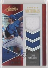 2020 Panini Absolute Rookie Materials Spectrum Red 26/99 Shun Yamaguchi 06ee