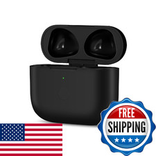 CIVPOWER AirPods 3 Charging Case Replacement Black Wireless Charger Sync Button