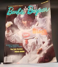 Vintage Barbie Bazaar Magazine May/June 1996 Black Barbie Astronaut
