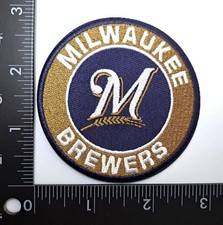 Milwaukee Brewers Embroidered Patch MLB 3" Iron on Sew on Free Shipping