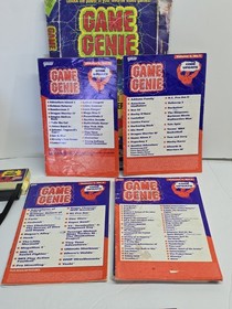 NES Game Genie Lot Enhancer Code Update Vol. 1 No. 3 through Vol. 3 No. 2 & Book