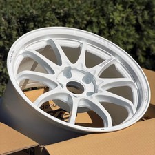 Set Of 4 Volk Racing Ce28n-plus 17x10 44 5x114.3 Dash White Wheels