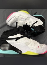 Jordan Zion 2 White Black Multicolor Mid Top Lace big kids s 6