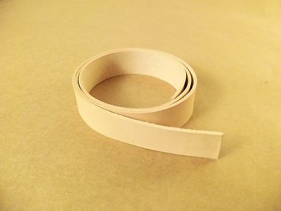 6/7 oz Veg Tanned Natural Leather Strips / Belt Blanks 44''-52'' (Various Widths)