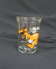 Welch's Tyrannosaurus Rex Jelly Glass Vintage