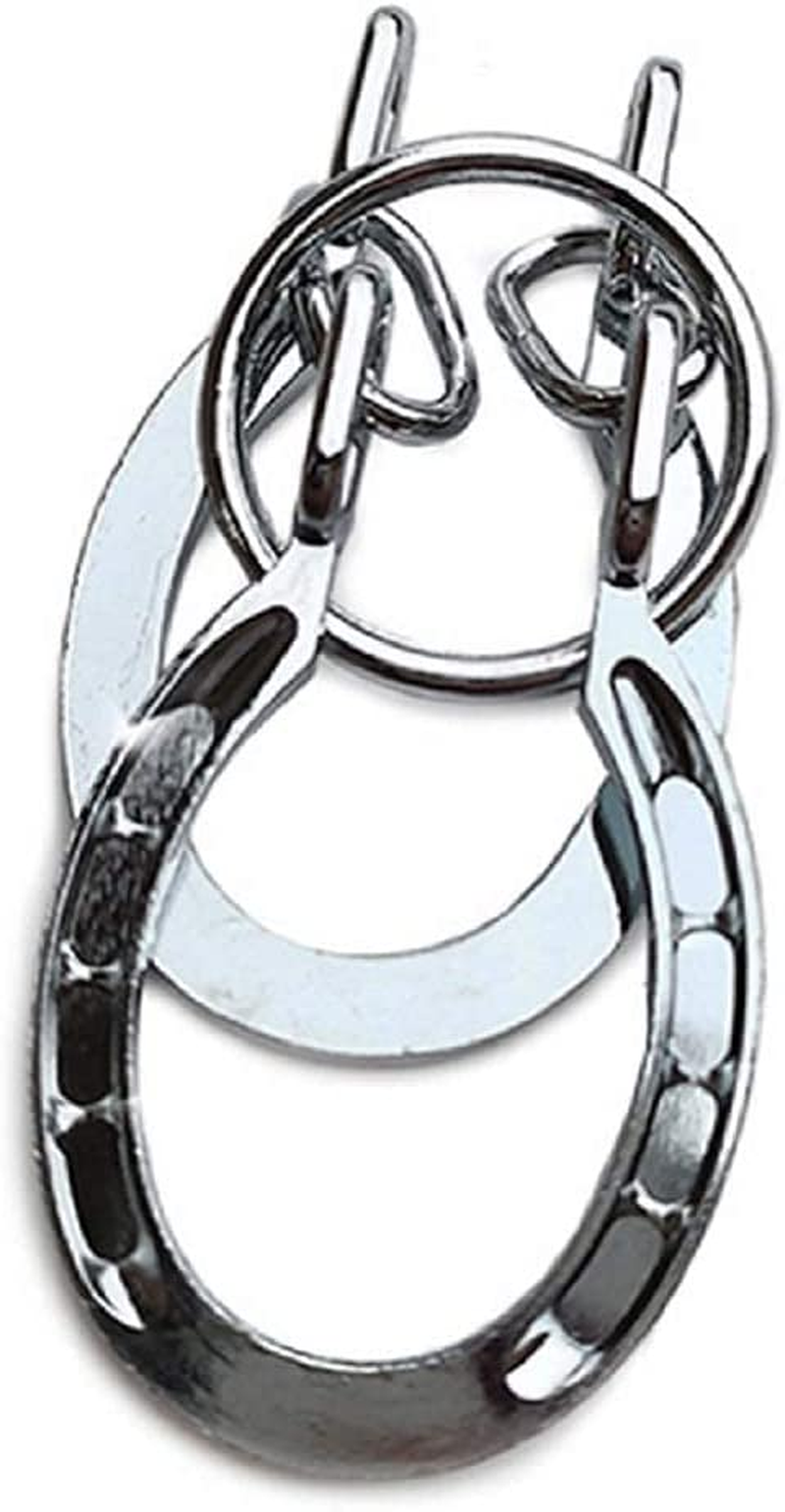 SHUYUE Classical Metal Horseshoe Puzzle Traditional Brain Teaser