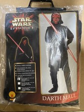 Darth Maul Star Wars Hooded Halloween Deluxe Child Costume NO MASK INCLUDED