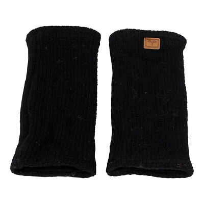 BUDDHA ARTS&MORE Pulswärmer Stulpen handgestrickt 15 Farben 100% Wolle mit & ohne Daumen Nepal