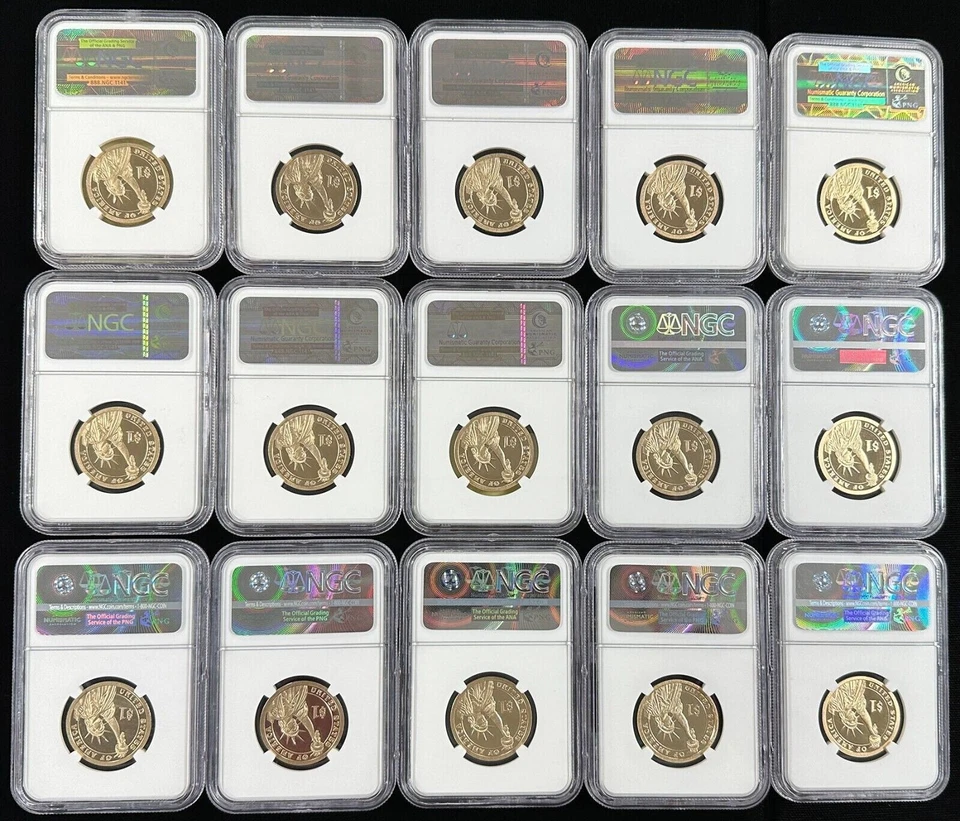 2013-2016 Presidential Dollar Set NGC PF70 Early Releases & 3 First Day RARE - Image 2 of 2