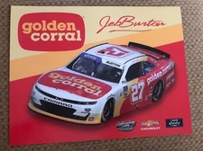 Nascar Xfinity Driver #27 Jeb Burton Golden Corral 2024 Postcard