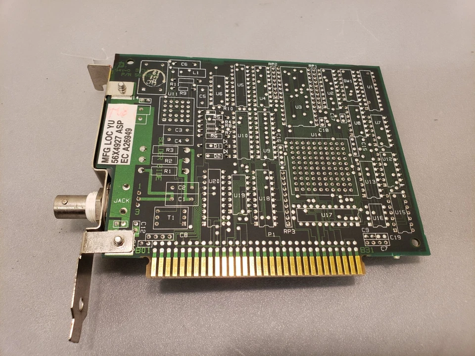 IBM 56X4927 3270 3278 3279 Emulation Card ISA 8 BIT Network PC S123 Coax - Image 3 of 3