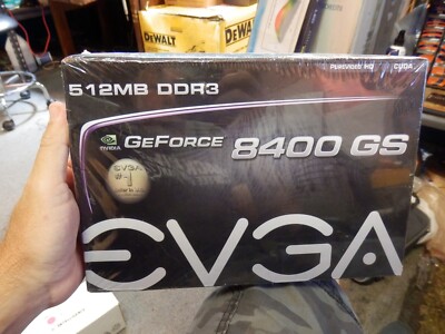 EVGA GeForce 8400 GS 512MB DDR3 PureVideoHD CUDA Video Card NEW!!!!