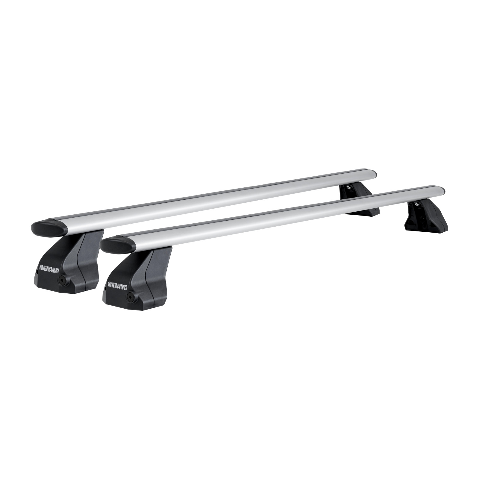 Barres de toit Menabo Omega Plus en alu profilé pour Jaguar E-Pace - 3