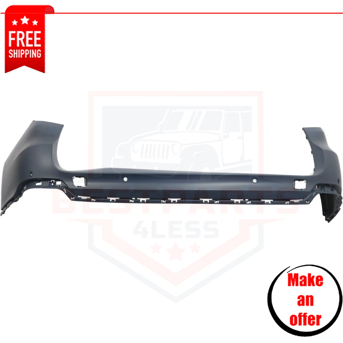 New Bumper Cover Fascia Rear Upper for BMW X5 2014-2018 BM1100277 