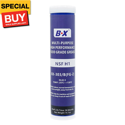 Multi-Purpose Food Grade Grease Tube for Plant Machineries - White Lithium Greas
