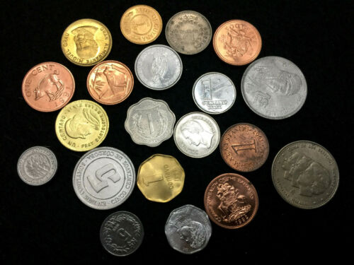 Real World Coins - 20 Coins Of The America - Country List & Denomination Incl. - 第 1/3 張圖片