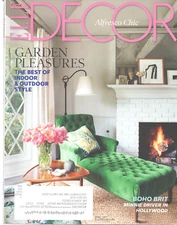 ELLE DECOR Magazine April 2017 Garden Pleasures Boho Brit Minnie Driver
