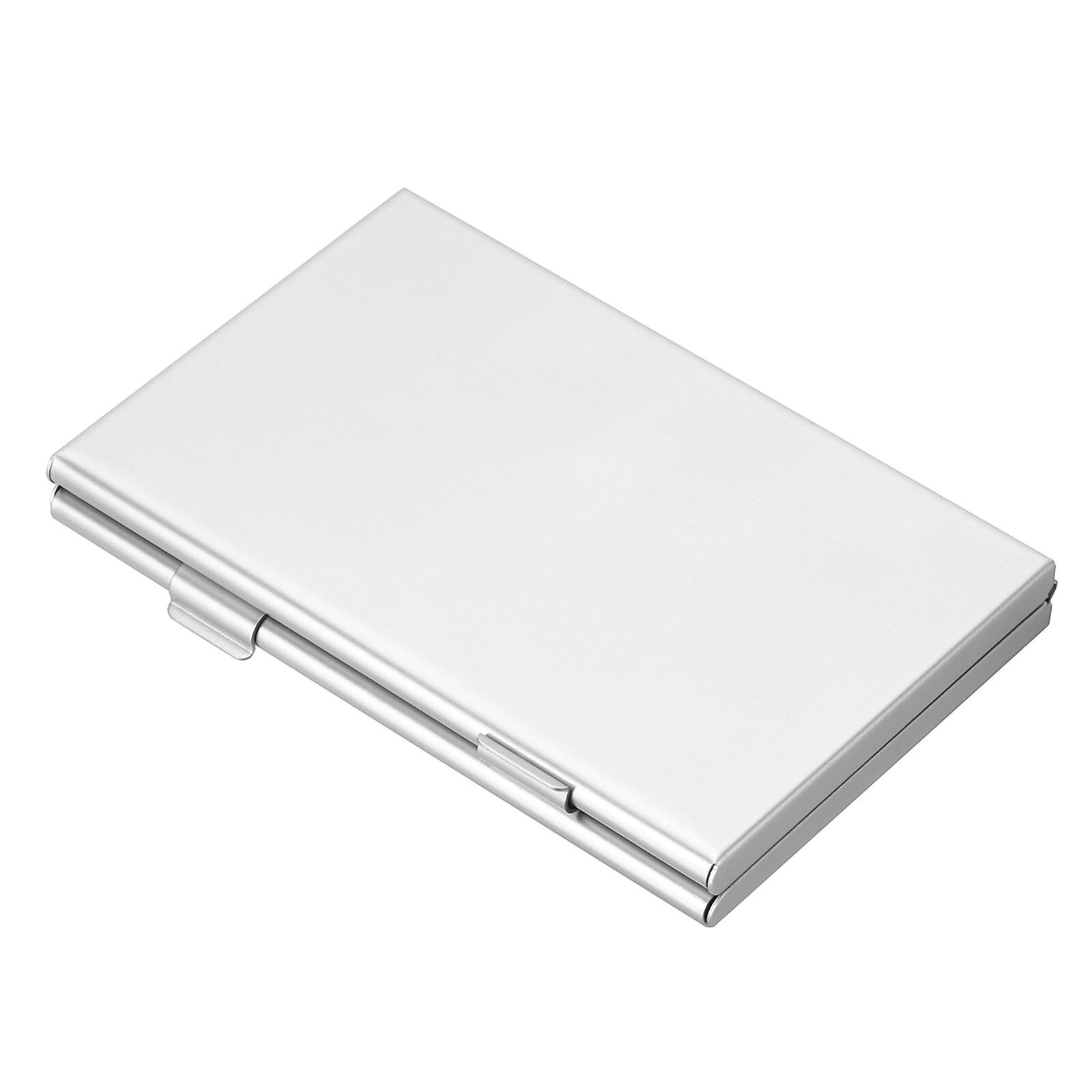 DoubleLayer Metal Business Card Holder, Aluminum Name Cards Case