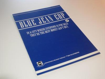 Blue Jean Cop (aka: Shakedown) ~ Original Press Brochure / Press Kit / Synopsis
