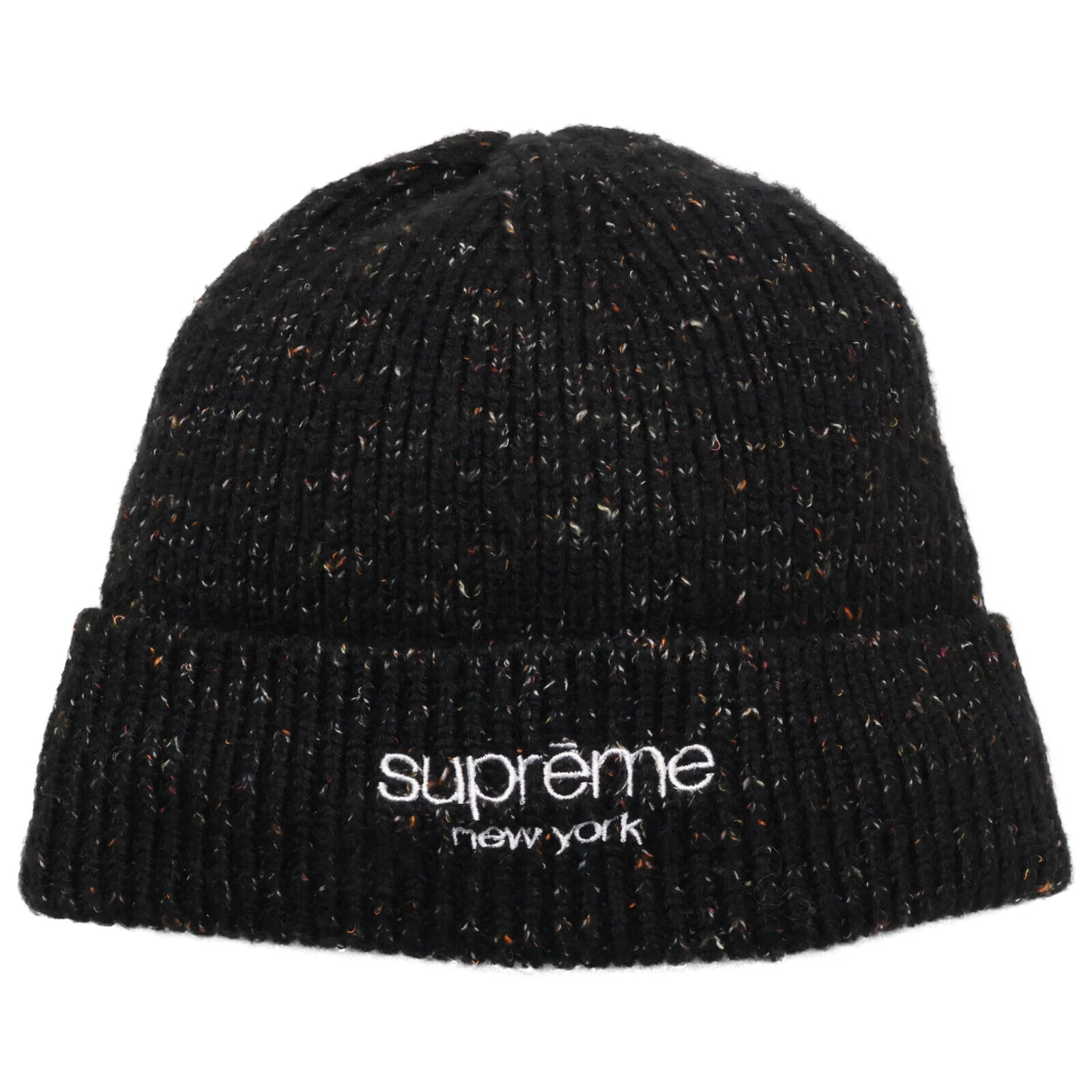 Supreme Rainbow Speckle Beanie Rainbow Speckle Beanie / Chapeau tricoté chapeau noir...