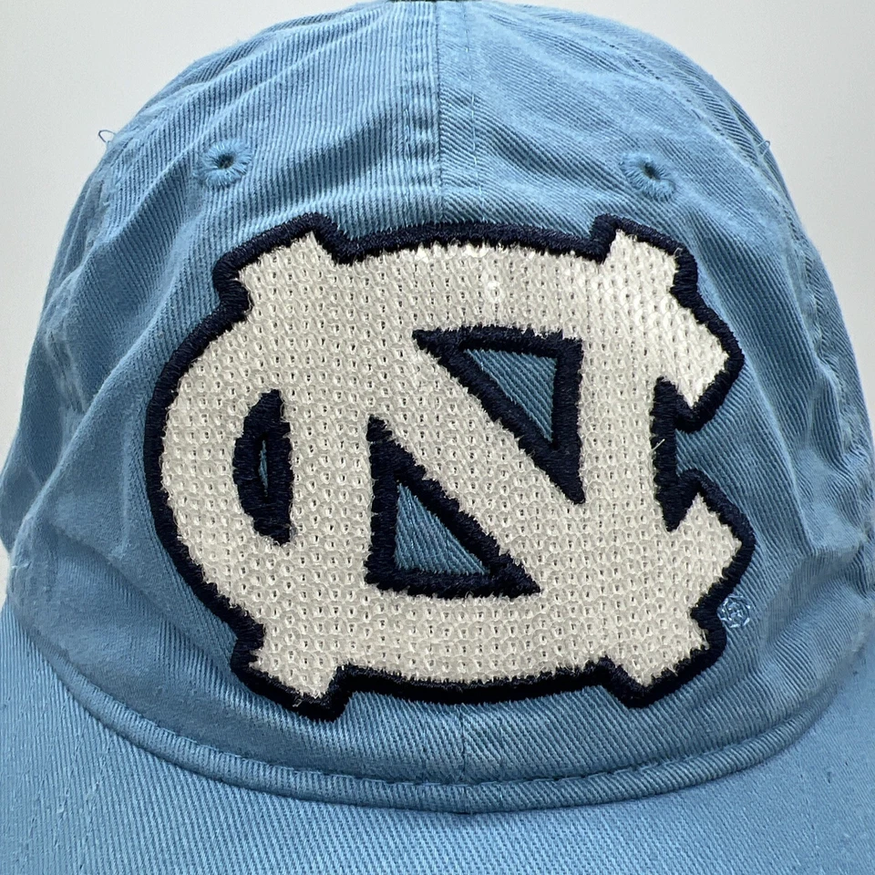 University of North Carolina Tar Hills Womens Hat Ball Cap Blue Shiny StrapBack - Image 2 of 4