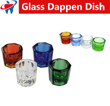 Dental Glass Dappen Dish Can hold acrylic liquid, powder and other liquids, 1/2