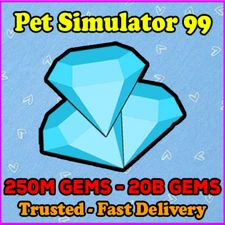 Pet Simulator 99(Pet Sim 99 PS99) 💎100M 1B 5B 10B 20B GEMS |QUICK🚚 -RELIABLE✅