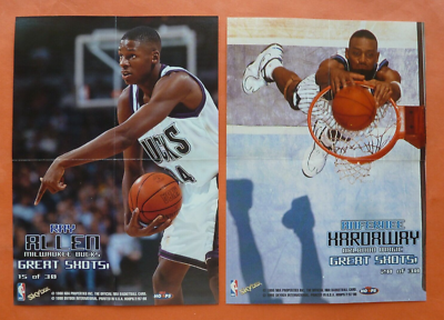 1997-1998 Skybox Hoops GREAT SHOTS 15/30 Mini-Posters, Kobe