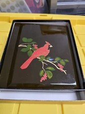 Slip In Type Photo Album Black / Cardinal NIB