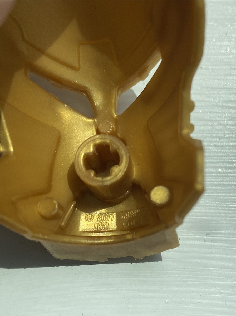 Bionicle Toa Mata Nui 8998 pearl gold Kanohi Ignika MASK ONLY