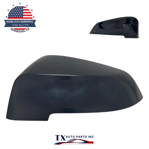 Driver Side Mirror Cover Cap for 14-16 BMW F10 F11 5 Series Paintable Left Side