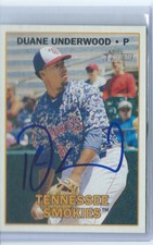 DUANE UNDERWOOD Signed Auto 2016 Topps Minors Heritage Baseball Card Cubs 1