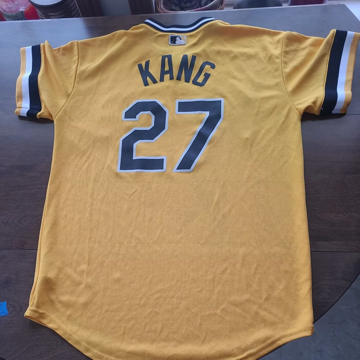 Jung Ho Kang Pittsburgh Pirates Majestic Yellow Jersey Size Youth 18-20