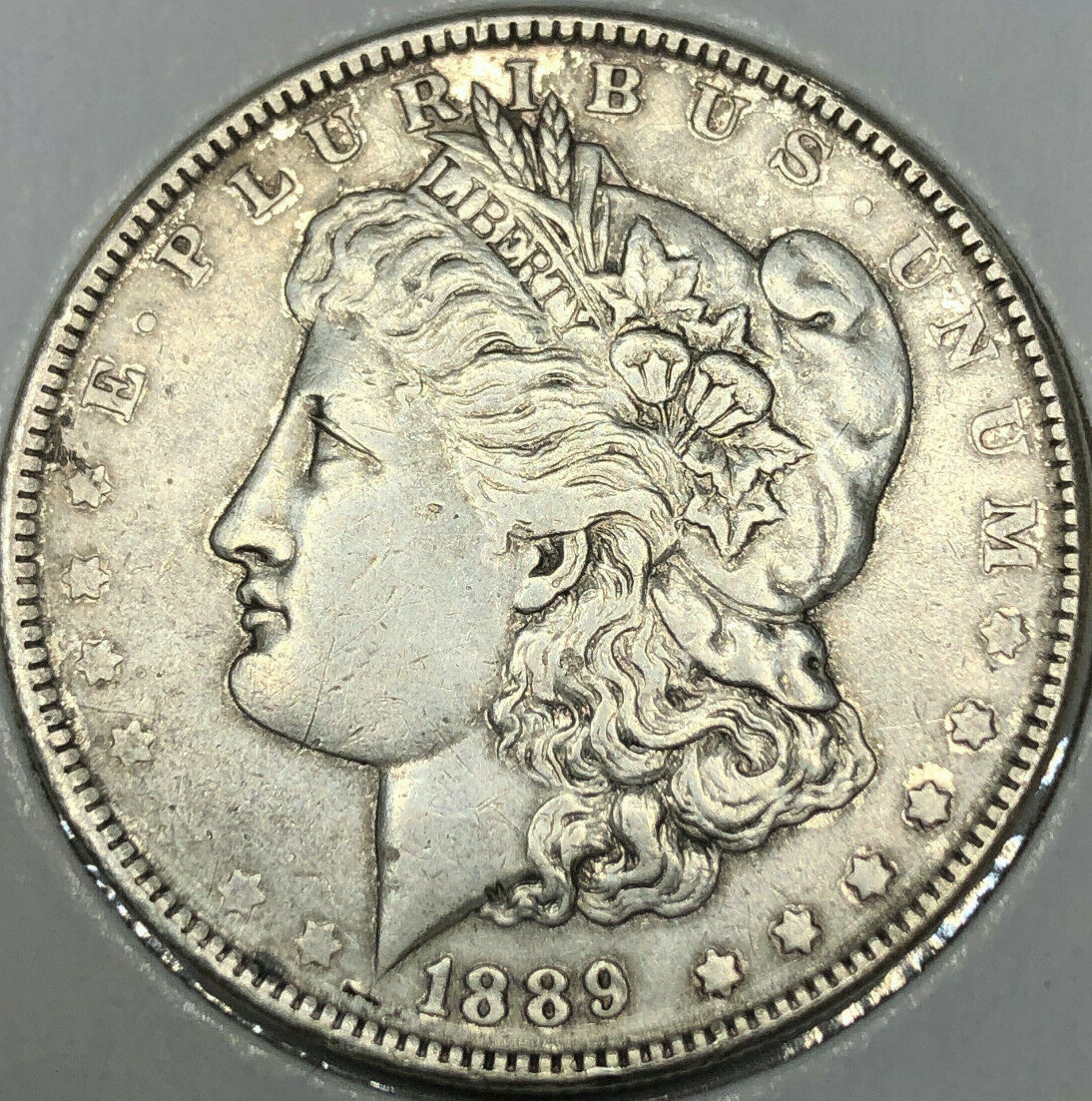 1889-P $1 Morgan Silver Dollar ERROR VAM-19A Die Filled Star 1889-P $1 Morgan Silver Dollar ERROR VAM-19A Die Filled Star