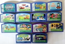 Leap Frog Leapster Learning And Game Cartridges Lot of 18 Pre-Owned