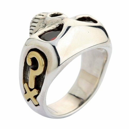 925 Sterling Silver Johnny Depp Skull Rings Biker Gothic Rocker New Designer - Picture 12 of 12